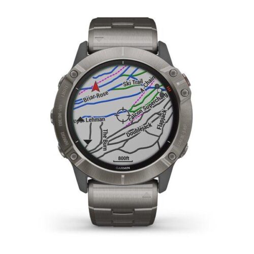 ساعت گارمین fenix 6x pro solar titanium