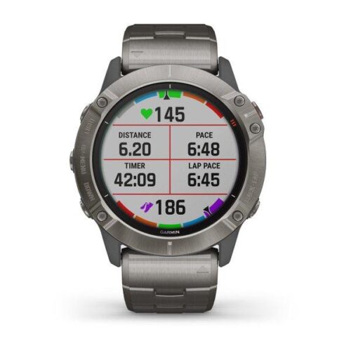 ساعت گارمین fenix 6x pro solar titanium