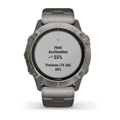 ساعت گارمین fenix 6x pro solar titanium