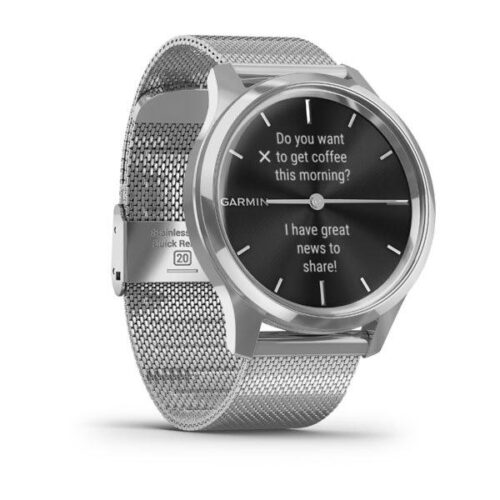 ساعت گارمین Vivomove luxe silver milanese