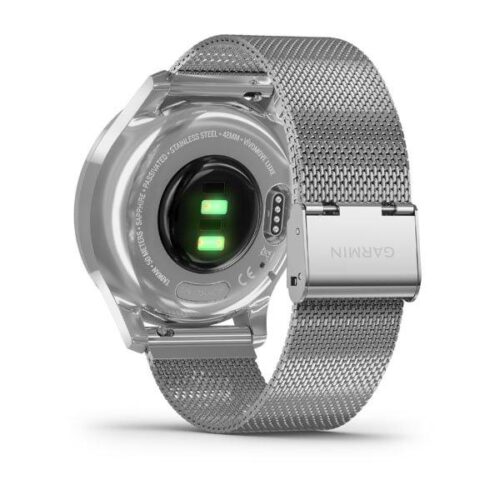 ساعت گارمین Vivomove luxe silver milanese