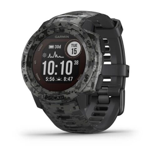 ساعت گارمین instinct solar graphite camo