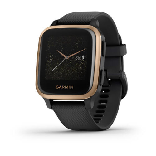 ساعت گارمین venu sq Music Rose gold black