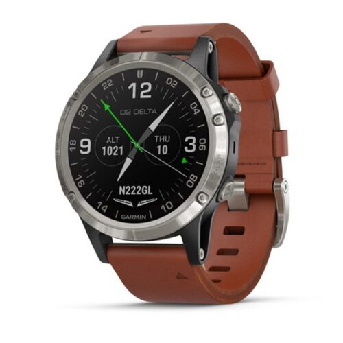 ساعت گارمین D2 delta aviator brown leather