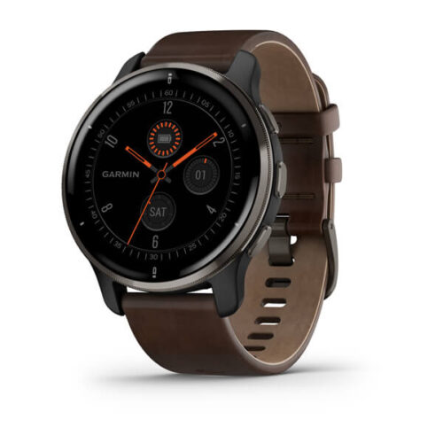 ساعت گارمین venu 2 plus brown Leather