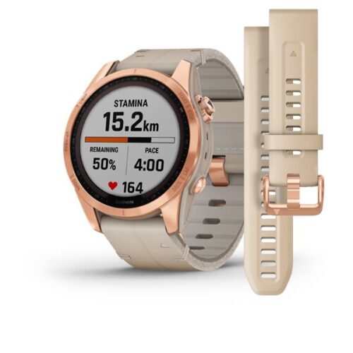 ساعت گارمین fenix 7s Sapphire Solar Leather