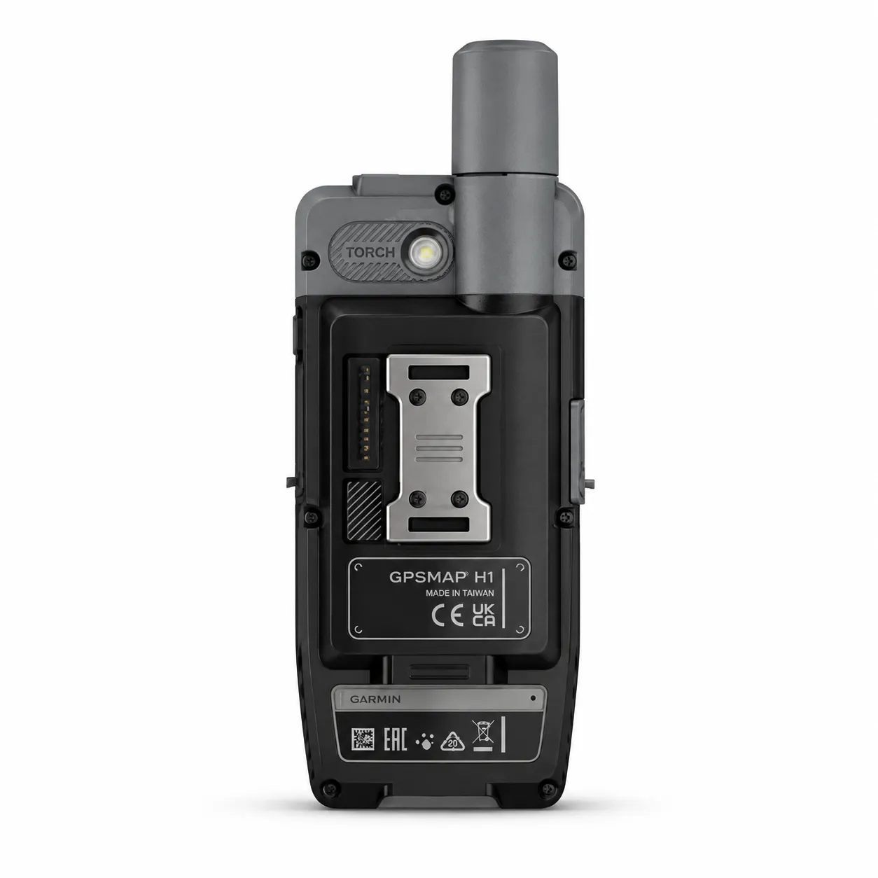 نمای پشت Garmin GPSMAP H1 و Spine Mount